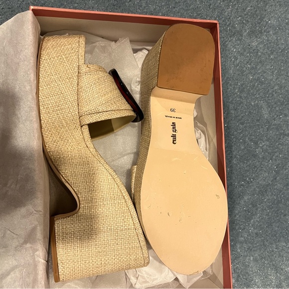 CULT GAIA Cleia Platform Wedge Mules - Picture 9 of 12